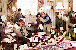 Meme: Papers flying everywhere