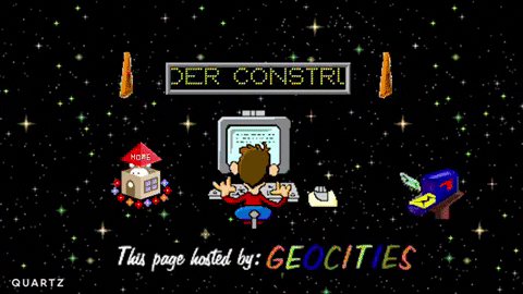 Meme: Geocities website