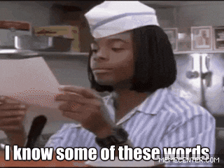 Meme: Good Burger movie, knows some words