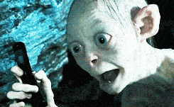 Meme: Lord of the Rings, Gollum taking a selfie