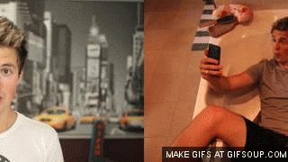 Meme: Influencer taking selfies everywhere