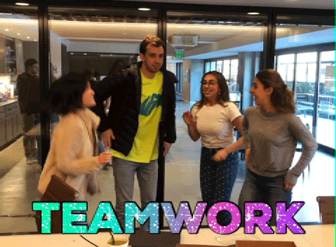 Meme: Marketing team high-fiving