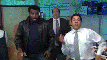 Meme: The Office, office party dancing