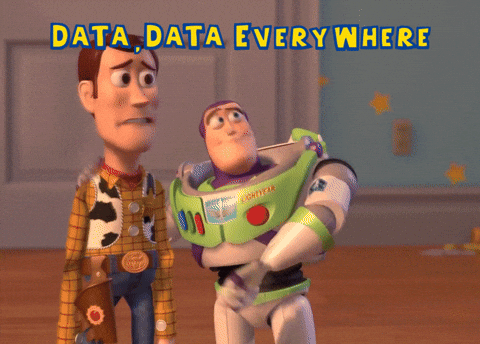 Meme: Toy Story, Data everywhere