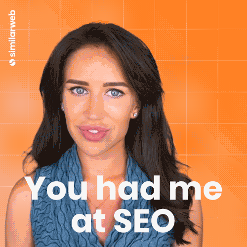 Meme: Young woman likes SEO