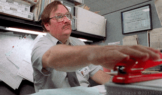 Office Space Milton Red Stapler Meme