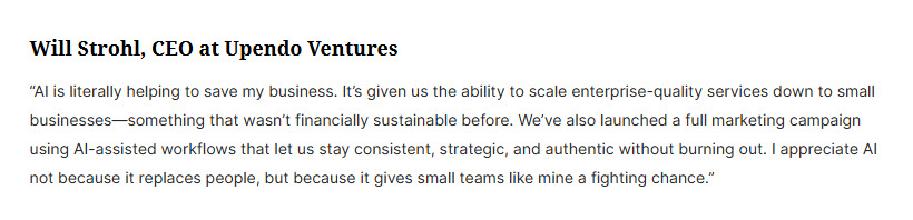 Will Strohl's quote in Solutions Review